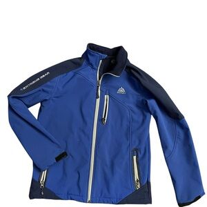 Snozu Kids Blue and Black Raincoat